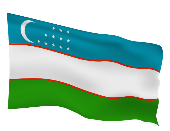 Uzbekistan Flag Scalable | Cheap Vector Art